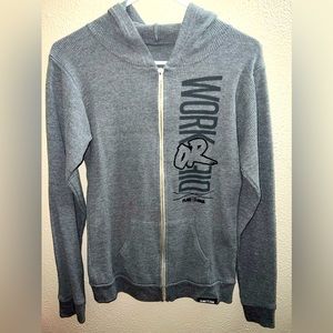 Flag Nor Fail Work Or Die Waffle Hoodie. Excellent condition. FNF!!